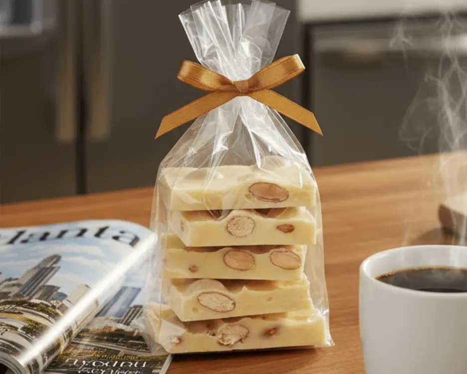 White Chocolate Almond Bark – Half Pound Bag
