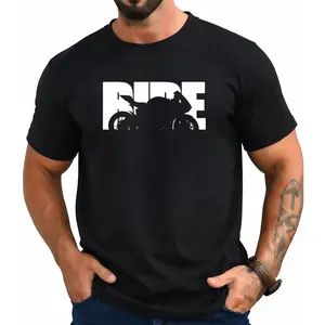 Bike Motorcyclist Apparel Motorcycle Rider Biker T-Shirt T-Shirt for Men    tees good menswear crewneck short sleeve shirt fashion round neck