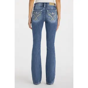 Avery Cross Stitch Bootcut Jeans