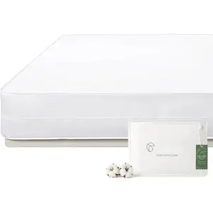 Mattress Encasement, Zippered Bed  and Dust Mite Proof Mattress Protector,   Protection, Noiseless Zipper Six-Sided Mattress Cover ( 12" Deep)