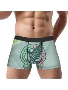 1 Piece Football Mexico Underpants Breathbale Panties Man Underwear Print Shorts Boxer Briefs Match Day Essentials