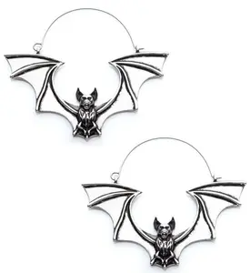 Bat Wings Plug Hoops