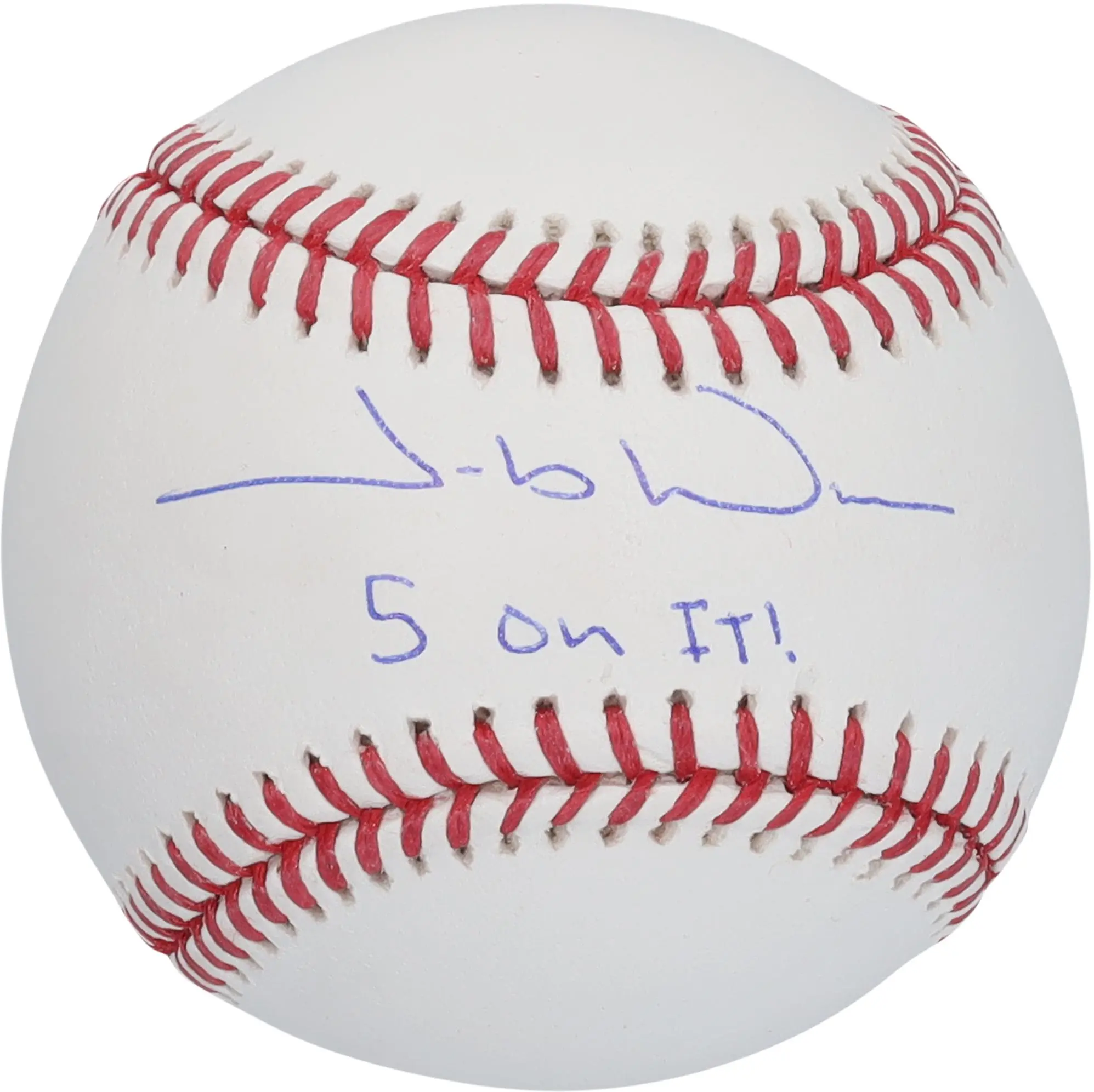 Jacob Wilson Athletic's Autographed Baseball with "5 On It" Inscription - Fanatics Authentic Certified