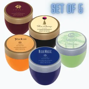 Avon Perfumed Skin Softener SET of 5 - Far Away,  Haiku, Timeless,  Imari and  Night Magic - 2.6 oz Each. Scented Fragrance Daily.  Perfumed Floral Skin Softener Set