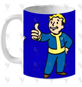Fallout VAULT-TEC 33 - Special YOUR City Coffee Mug - Chicago, Seattle, New York, Miami, Atlanta - Where Dreams come true - 11oz. Personalized