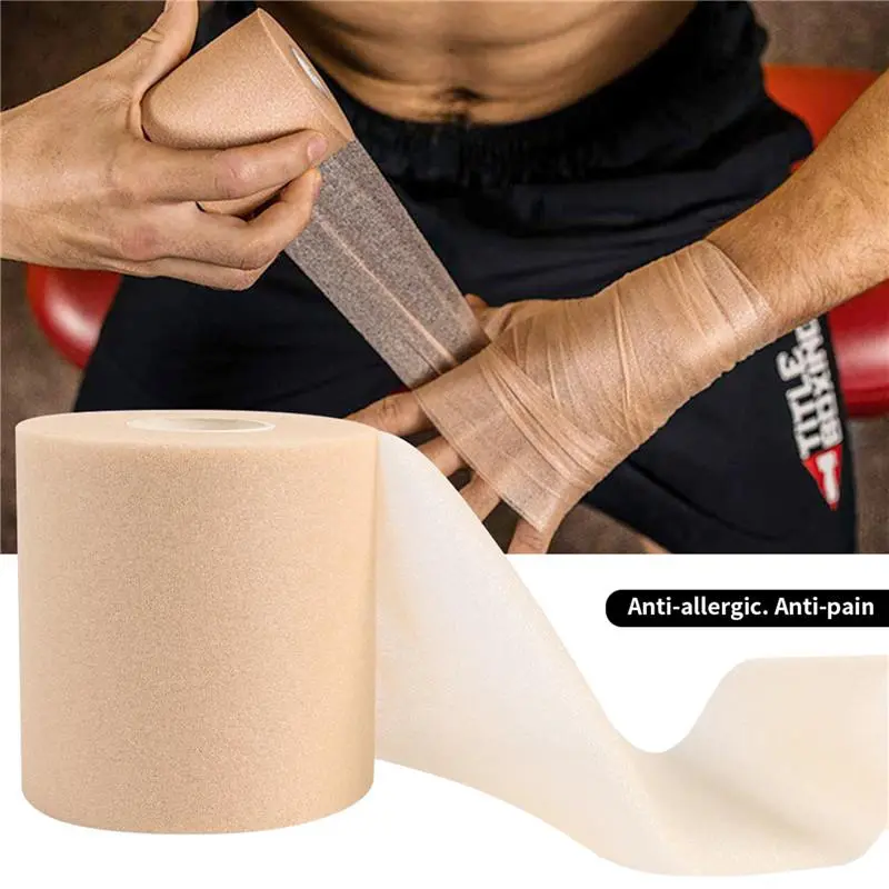 1/3PCS Foam Bandage Elbow Knee Pads Film Foam Underwrap Sports Pre-Wrap For Athletic Tape Sponge Skin Film Self-Adhesive Elastic