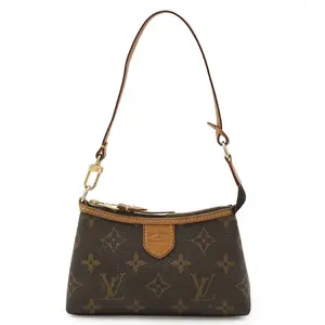 Pre-owned Louis Vuitton Coated/Waterproof canvas Small Leather Goods Monogram Accessory Pouch