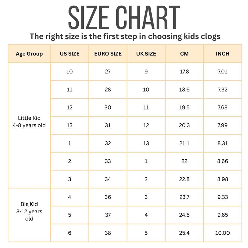 Project Cloud Kids "Little Benton Strap" Clogs for Kids Genuine Leather, Memory Foam Water Resistant Clogs Lightweight Non-Slip Girls Footwear