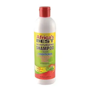 Africa's Best Moisturizing Shampoo with Conditioner 12 oz Aloe Hydrating Professional Strength Cleanses Conditions Detangles Hair with Vitamin E Keratin