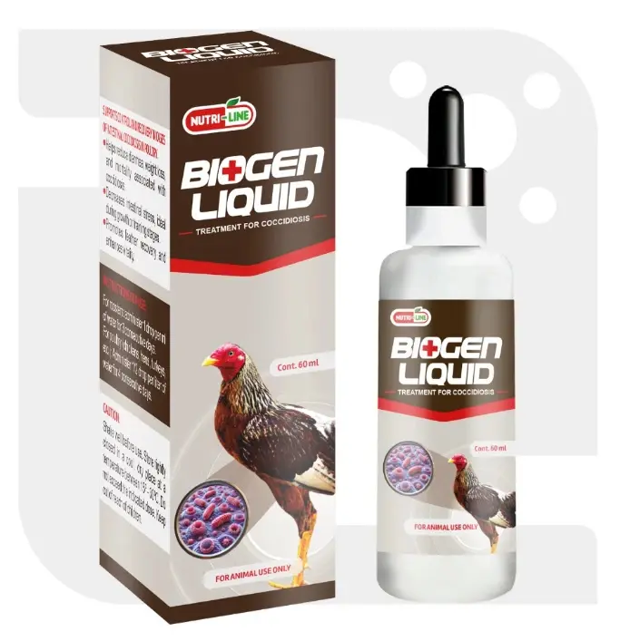 biogen l carnitine Biogen Liquid Solution treats 60 ML - Poultry, Roosters Chicken Nutri-line