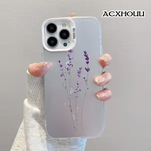 Compatible for iPhone 17 16 E Pro Max 15 Plus 14 13 12 11 XS XR Case Lavender Breeze Soft TPU Shockproof Protective CASE
