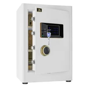 TIGERKING Heavy Duty Large Safe Box, 2.05 Cub Home Safe with Touch Screen Keypad & Built-in Lock Box, Digital Safe for Home Office Money Jewelry Documents