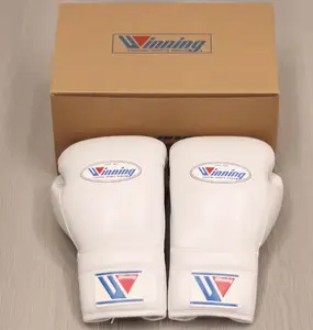 Winning Boxing Gloves with Laces for Training, Sparring and Heavy Punching Bags for Men and Women, MMA, Kickboxing, Muay Thai