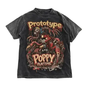 The Prototype Poppy Playtime Game Shirt, Horror Game Graphic Tee, Friendly Huggy Wuggy Gamer Fan Merch Unisex