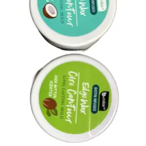 Be Color Edge Wax Long Lasting Hold with Coconut Scent and Flake Resistance - Haircare Nourishing Hydrating Moisture Moisturizer Edge wax