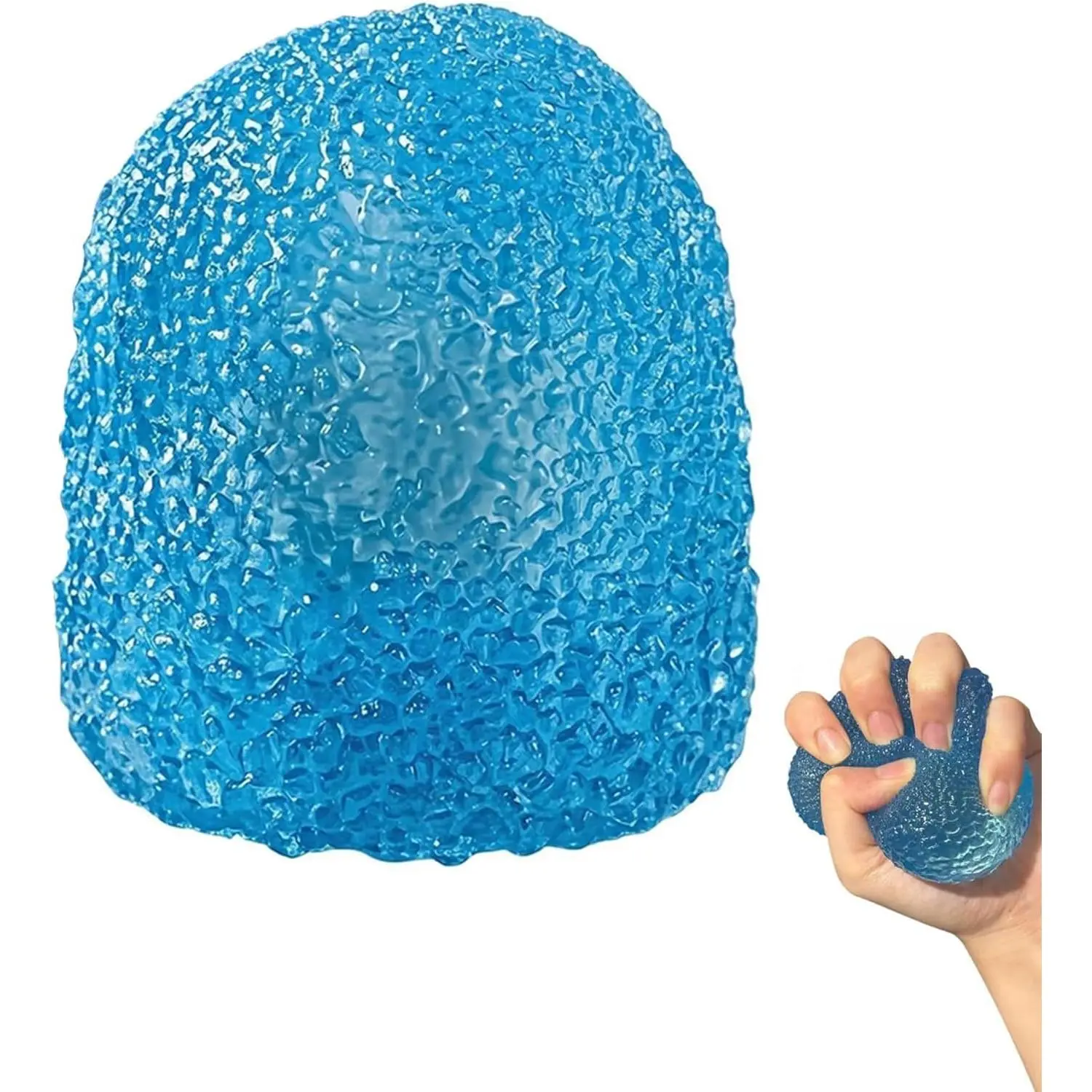 Large Unisex Gumdrop Slow-Rising Squishy Stress Ball - Jelly Squeeze Pull-Stretch Fidget Sensory Toy for Anxiety Relief, 1PC Random Color Jumbo Candy Squishy Fidget Stress Relief Party Gift, Home Supply, Squishies, Fidgets