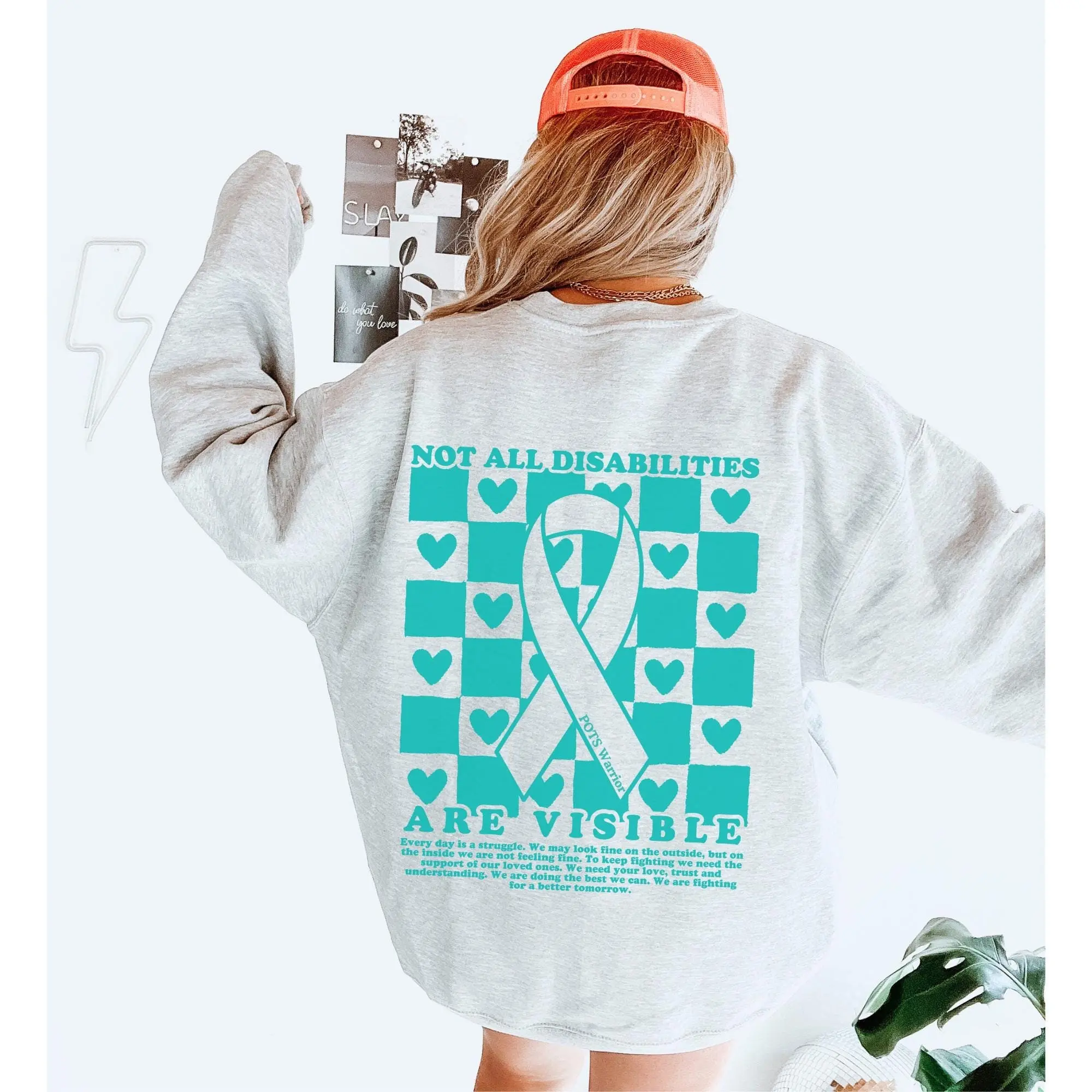 Pots Syndrome Sweatshirt Pots Syndrome Pots Syndrome Awareness Pots Shirt Pots Sweatshirt Chronic Illness Flare Day Eds Ehlers Danlos