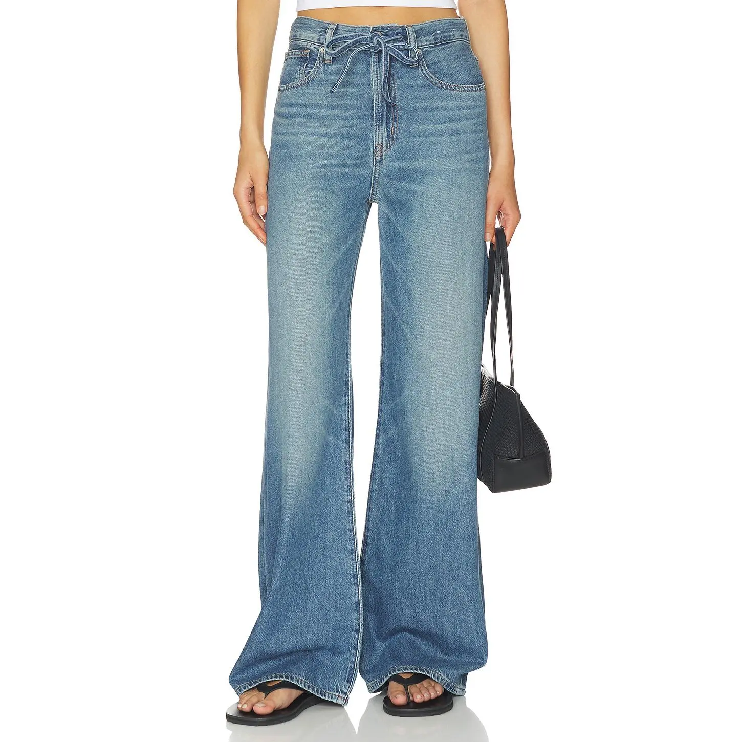 Madewell Ultimate Wide With Belt Jeans in Picket