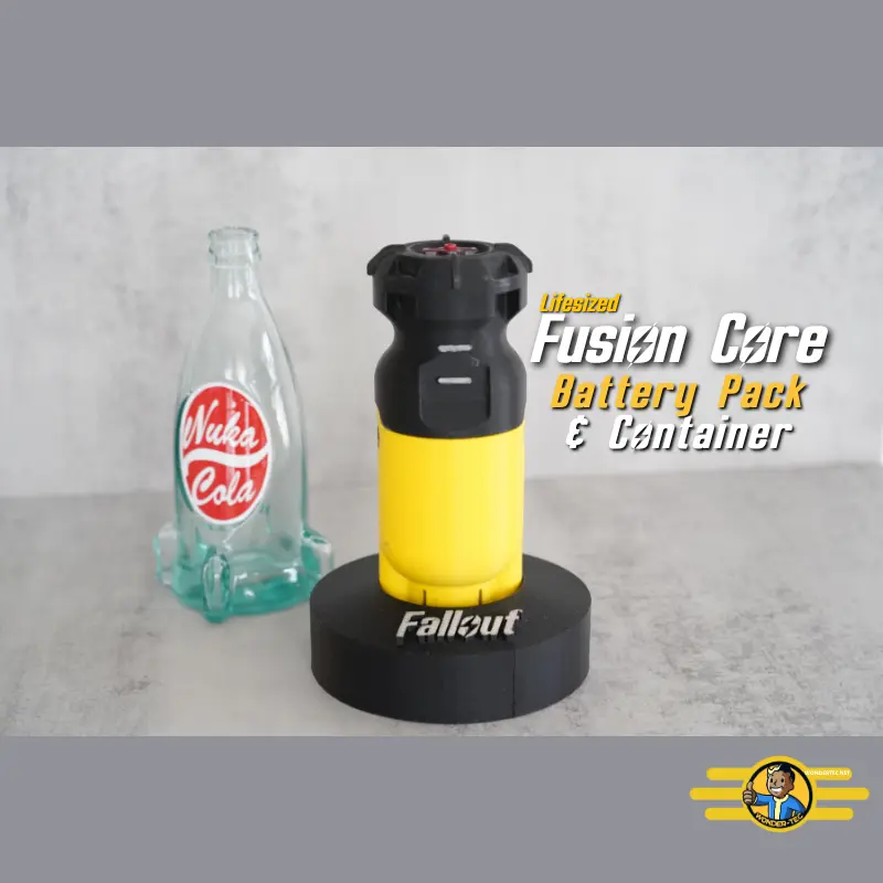 Life-size Fusion Core Battery Pack and Container Life-size Fusion Core Battery Pack and Container