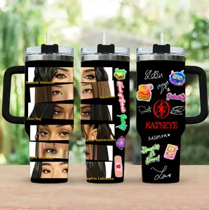 K.a.t.s.e.y.e Music Tumbler, 20oz, 40oz Tumbler, Kpop Tumbler, Beautiful Chaos Tumbler, Kpop Music Fan Gifts, Love for her, him.