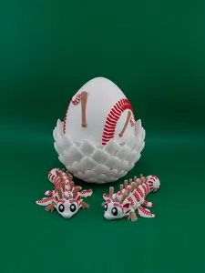 ⚾🐉 Baseball Dragon Egg Bundle | Articulated "Twin-Dragon" Home Run Set ✨🏟️