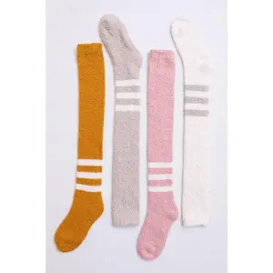 Leto Knee-High Boucle Socks