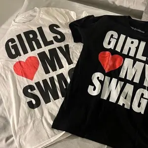 girls love my swag Funny T-SHirt, y2K tee cursed t-shirt twitter meme paris hilton t-shirts that go hard weirdcore genZ t-shirt