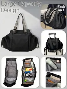 Multi-Functional Mommy Diaper Bag, Large Expandable Travel Backpack & Tote, Water-Resistant Shoulder Bag for Travel, Commuter & Holiday Gift