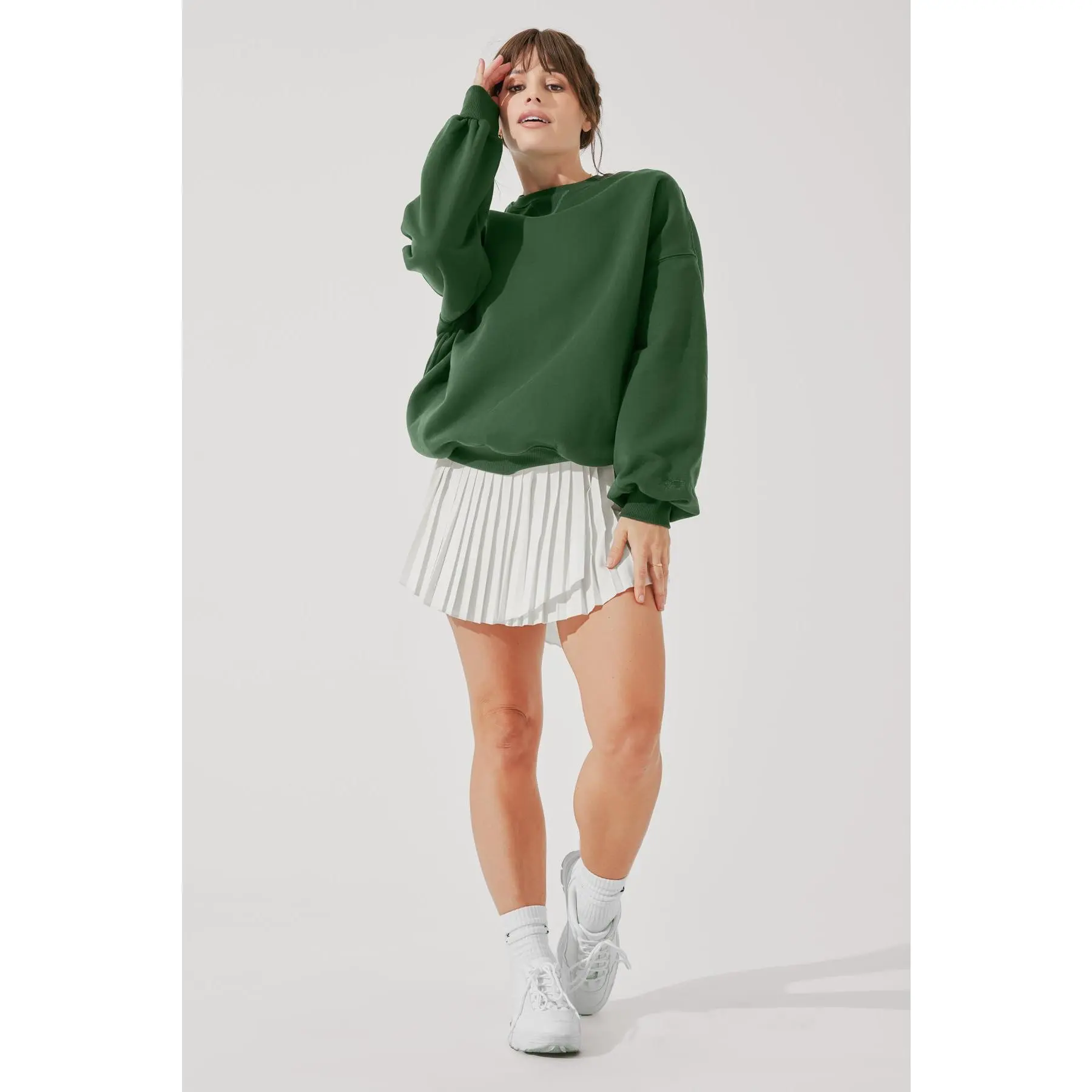 Cloud Crewneck Sweater (V1) - Fern Green