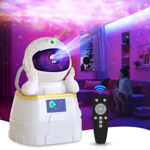 Astronaut Galaxy Projector, Star Projector with Bluetooth Speaker, Nebula Night Light Projector for Gift, 360° Ceiling Projector Light for Bedroom//Room Decor