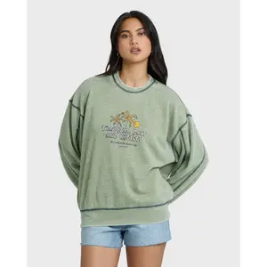 All The Days Kendal Crewneck Sweatshirt - Dark Olive