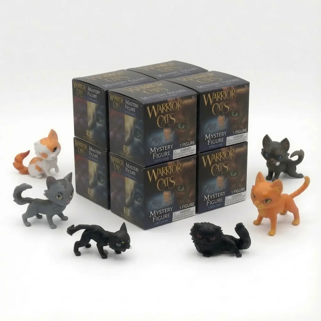 Warrior Cats Build Your Clan Box — 8-Pack Mystery Figures | Series 1 Official Blind Boxes