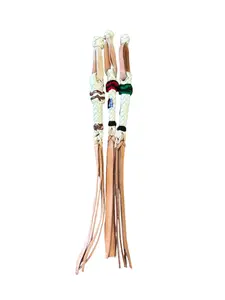 Western Style Cowboy Horse Whip Quirt Cuartita Vaquero Llavero 7 inch