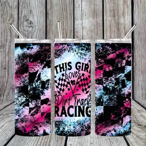 20 oz Dirt Track Tumbler