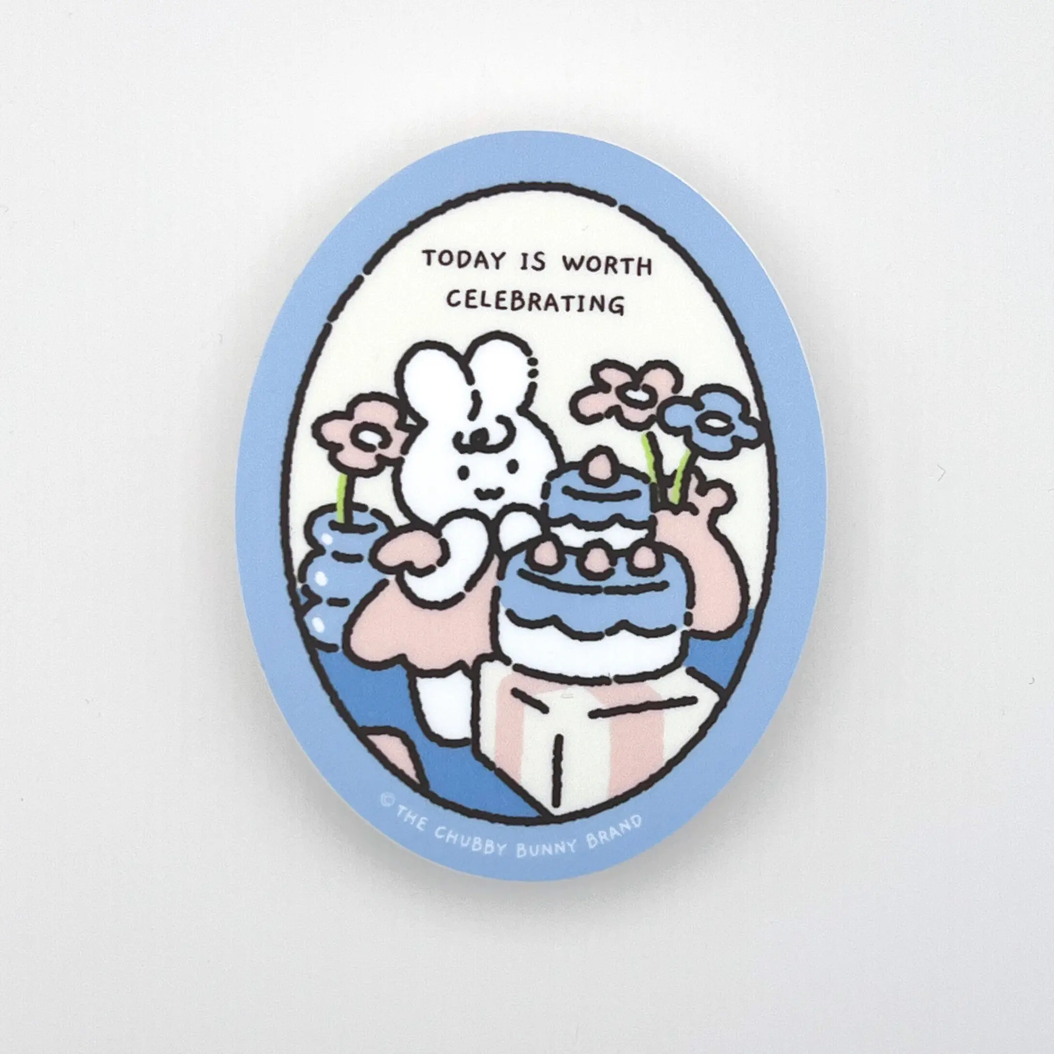 Today is Worth Celebrating Vinyl Sticker - Waterproof, Dishwasher Safe, Heavyduty Vinyl