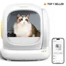 Meowant 75L Large Smart Automatic Cat Litter Box Enclosure - APP Control, Self-Cleaning, Odor Control, Anti-Pinch Design, Easy Installation, Health Monitoring, Quiet Operation, Weight Tracking for Multiple Cats