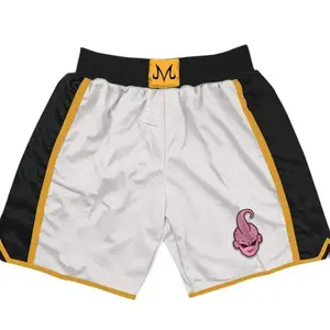 Buu Dragon Ball Gym Shorts Workout Sport Knee Pants with Pockets Athletic Summer Shorts