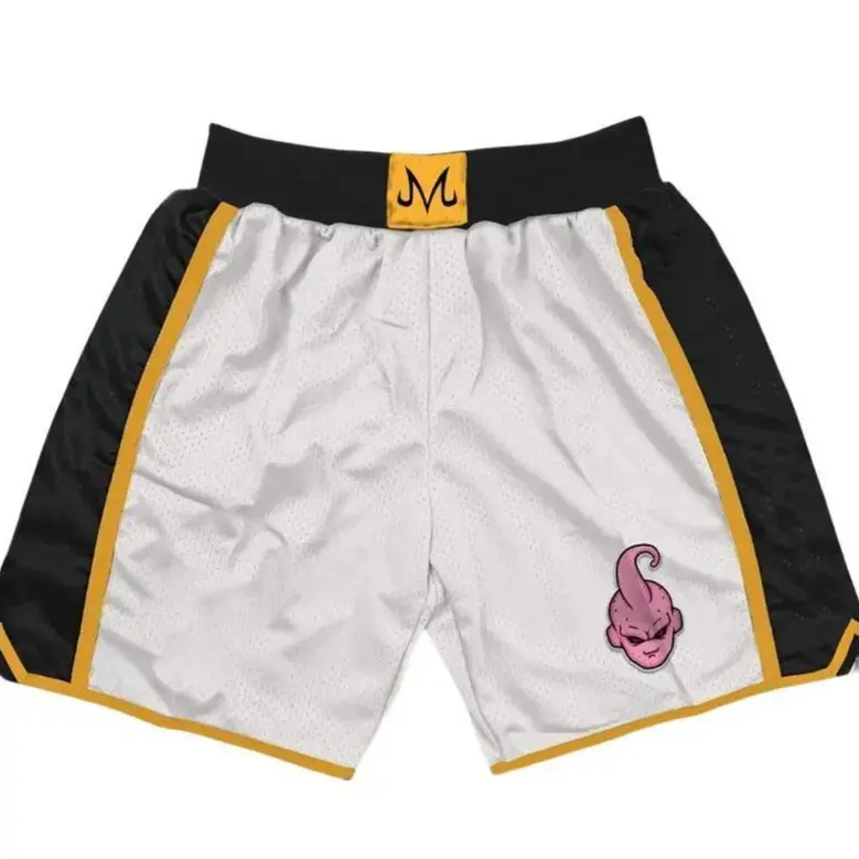 Buu Dragon Ball Gym Shorts Workout Sport Knee Pants with Pockets Athletic Summer Shorts