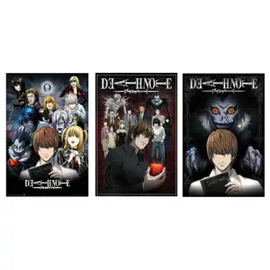 Death Note - 3 Piece Anime Poster Set Of 3 Decor Room Anime Fan