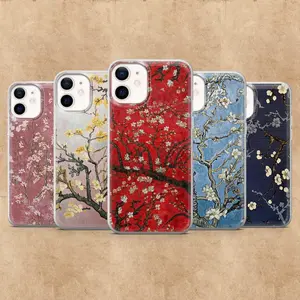 Chinese Art Phone Case Asian Painter Cover for iPhone 17 16 15 14 13 12 11 Pro Max, SS Galaxy S26 S25 S24 Ultra