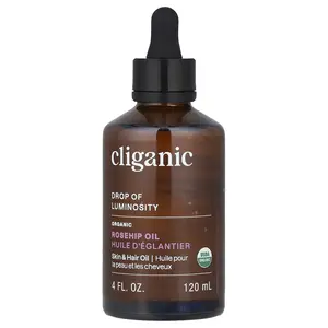 Cliganic Drop of Luminosity™, Organic Rosehip Oil, 4 fl oz (120 ml)