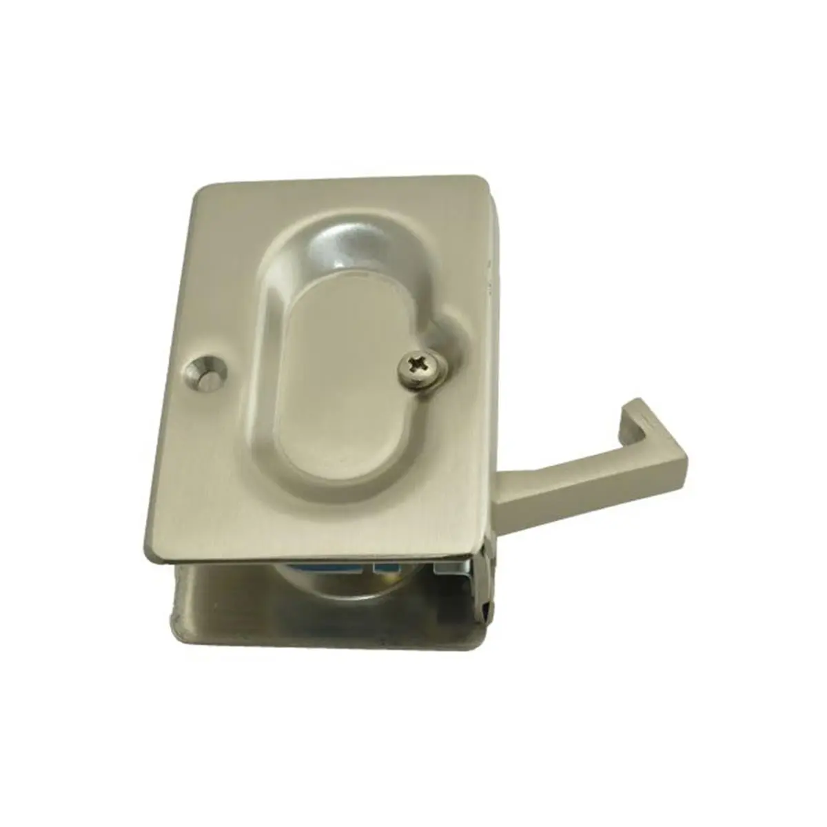 Emtek 2101US15 Passage Pocket Door Lock, Satin Nickel