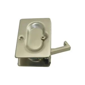 Emtek 2101US15 Passage Pocket Door Lock, Satin Nickel