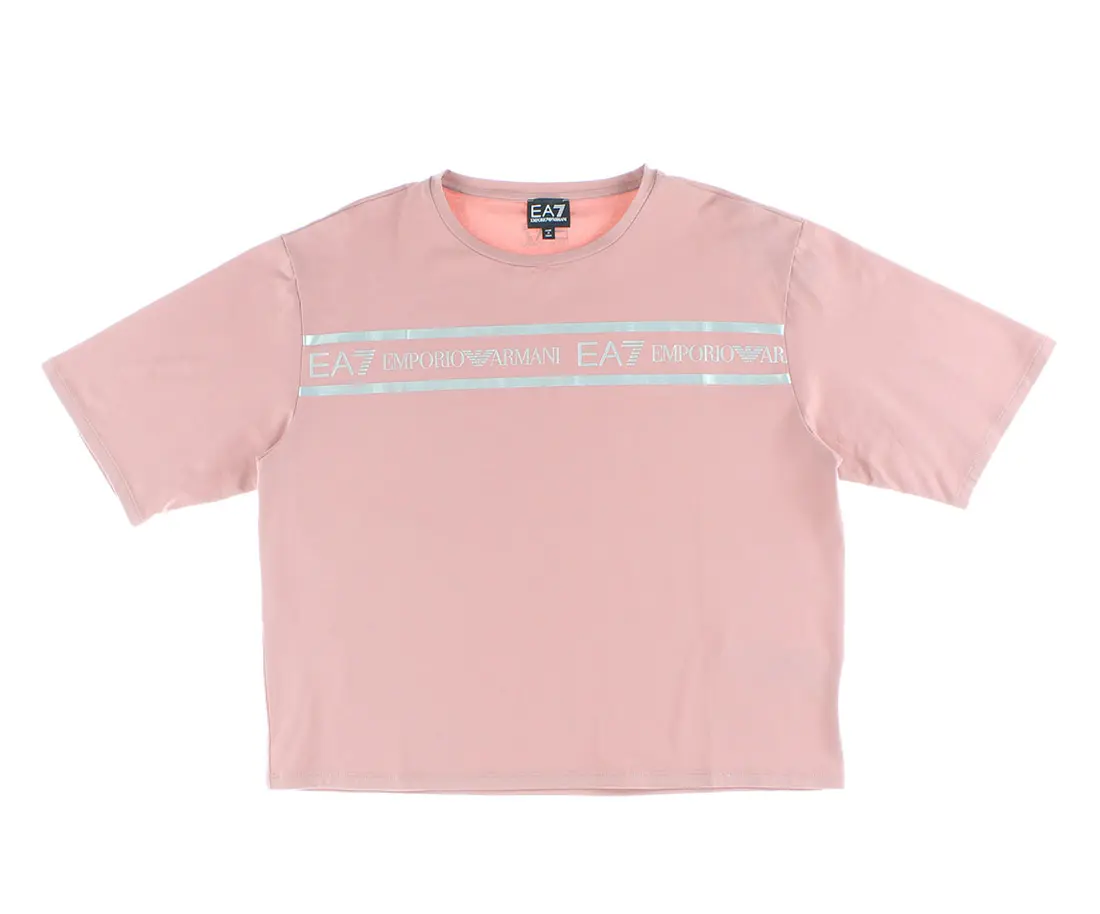 Emporio Armani EA7 Logo Womens Active Shirts & Tees, Casual, Shortsleeve