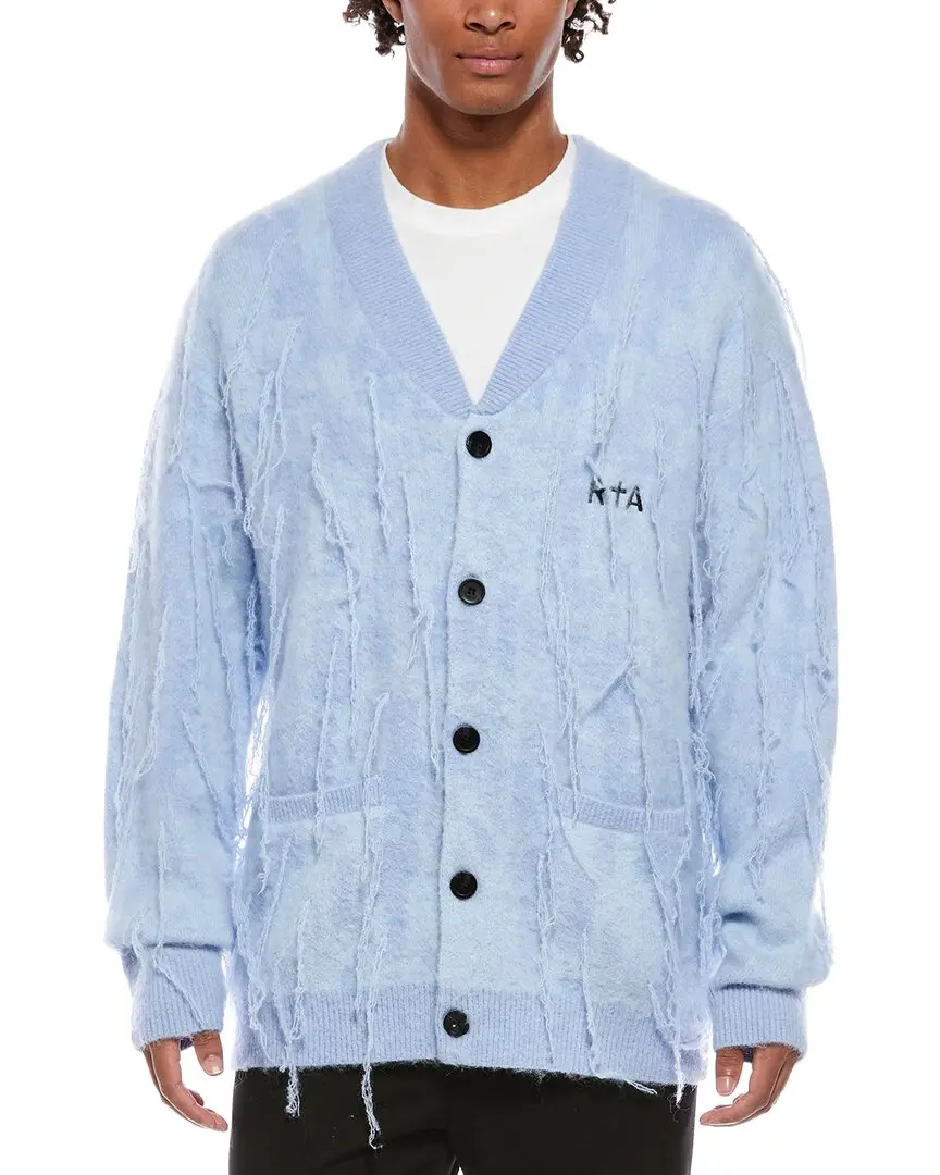 RtA Zephyr Mohair & Wool-Blend Cardigan
