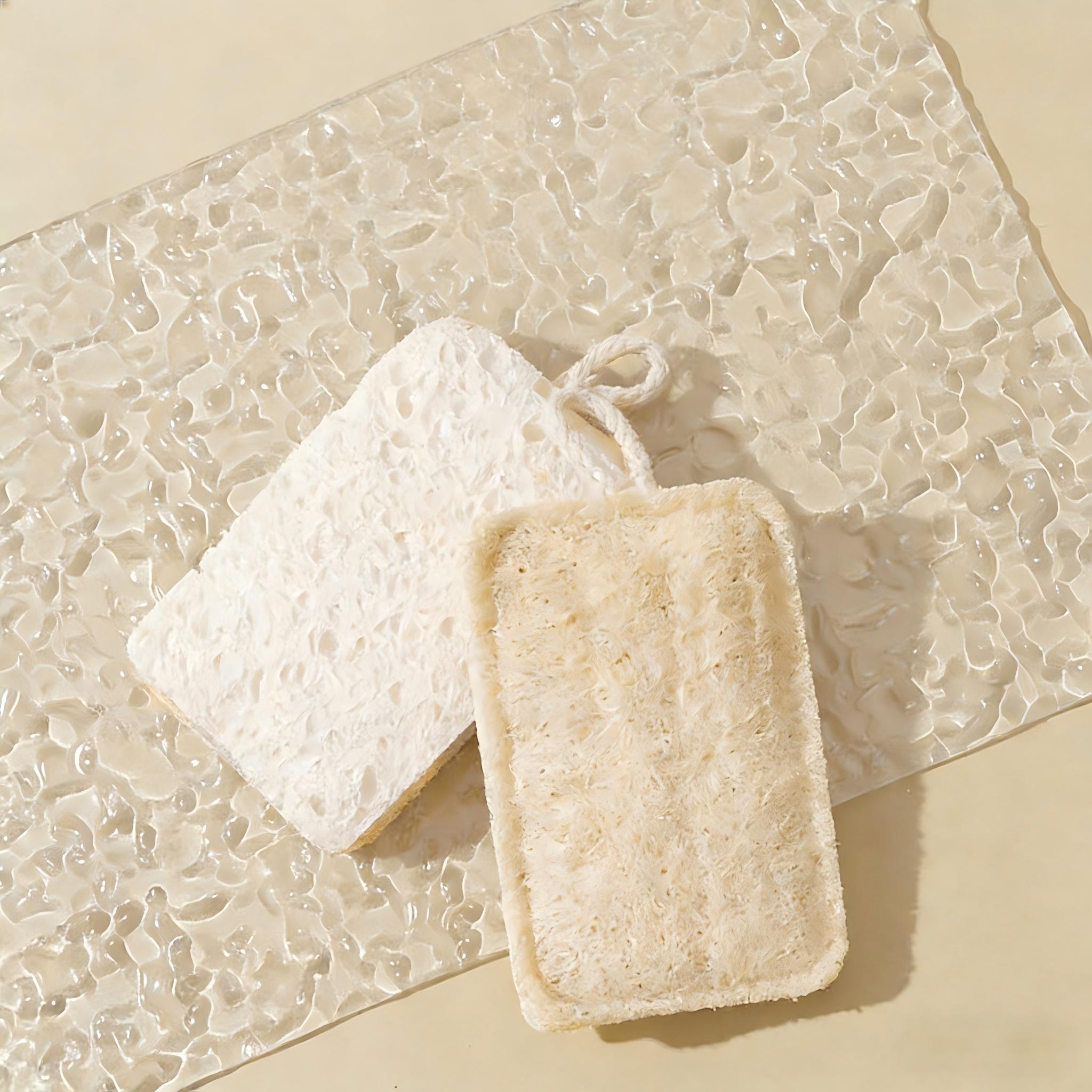 5 Packs of Biodegradable Cleaning Cloths, Including Natural Loofah Cloth, Dishwashing Brushes, Household Kitchen Cleaning Sponges, Practical and Environmentally Friendly Multi-Purpose Dishwashing Sponges