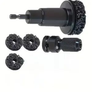 5 Piece Car Wheel HUB Bearing Rust Removal Tool Set, Includes 3 Polishing Wheels, Brake Disc Rust Remover, Durable Metal Structure