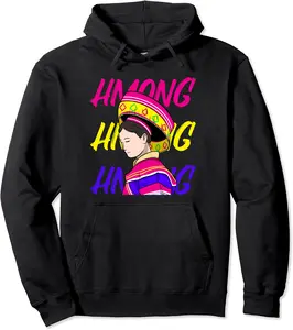 Hmong Miao Hmoob Girl Woman Princess Strong Pullover Hoodie - Kadashya Shop 96B0BQZDYBQD