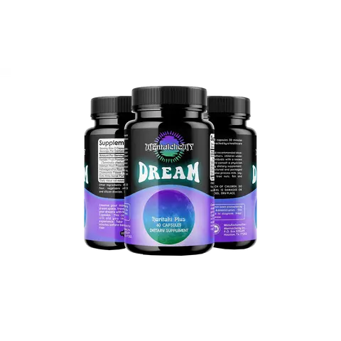 Mentalchemy Dream Time Haritaki Supplement - 60 Capsules for Lucid Dreaming, Astral Awareness, Relaxation, Better Sleep Quality, Dream Retention, Nervous System Balance & Restful Sleep