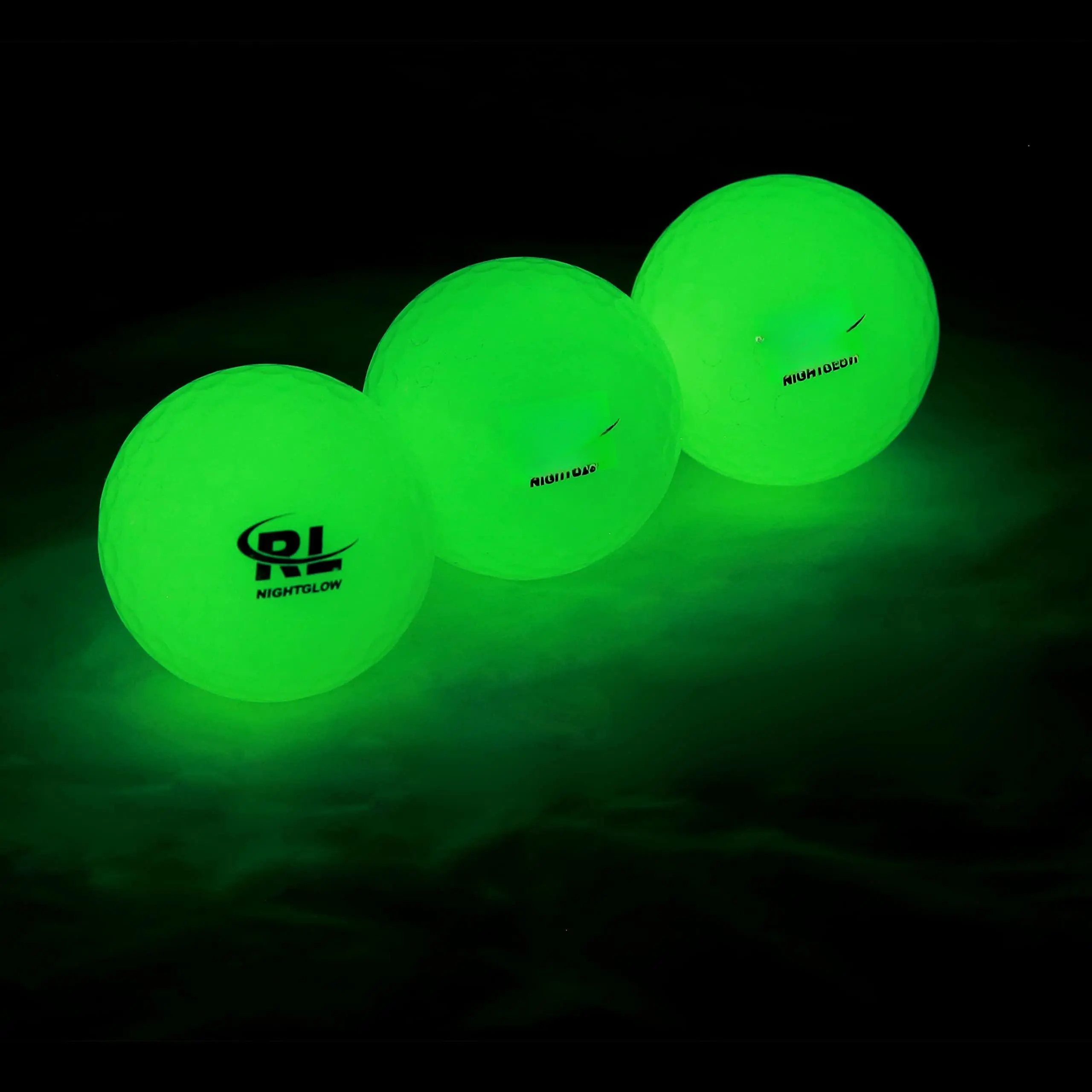 Glow Golf Balls For Night Sports - Tournament Fluorescent Glowing In The Dark Ball Long Lasting Bright Luminous